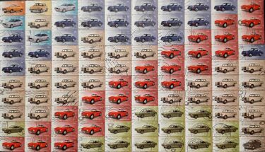Stamp art Stefan Jürgens | Automobiles