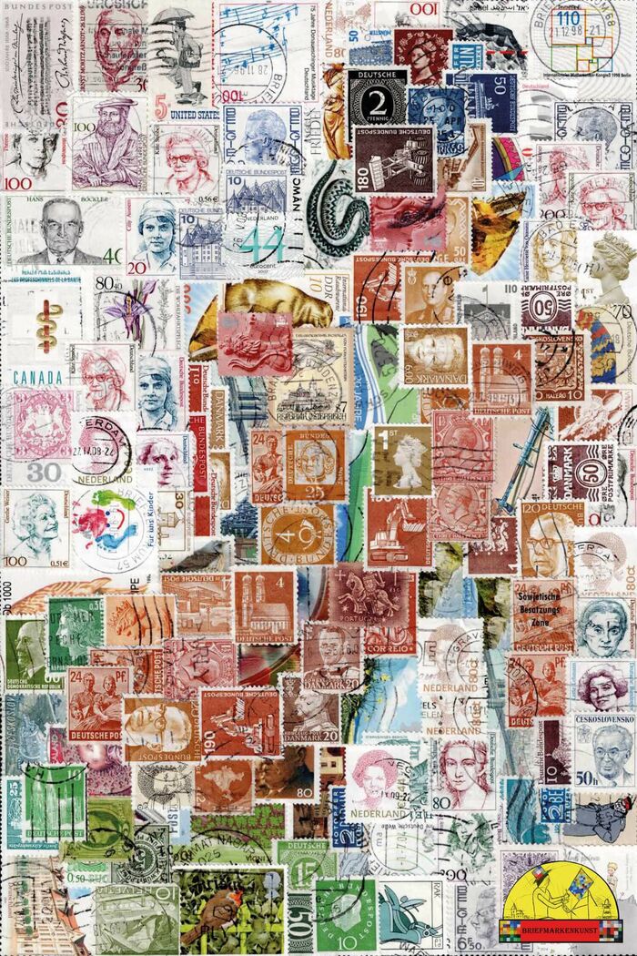 Briefmarkenkunst Stefan Jürgens | Lady Orient