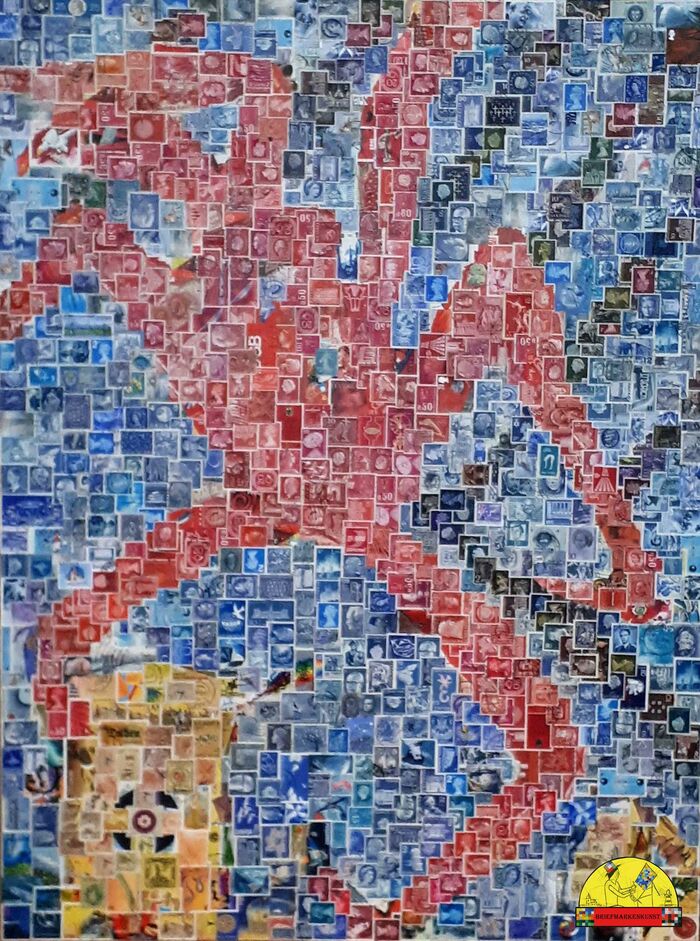 Stamp art Stefan Jürgens | Parasite