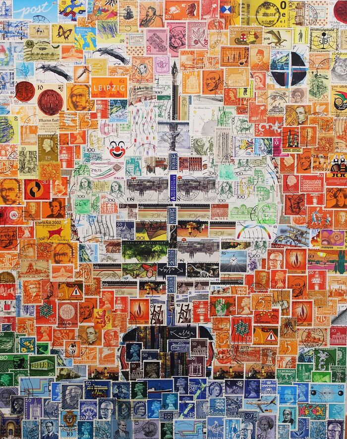 Briefmarkenkunst Stefan Jürgens | Stille Sehnsucht