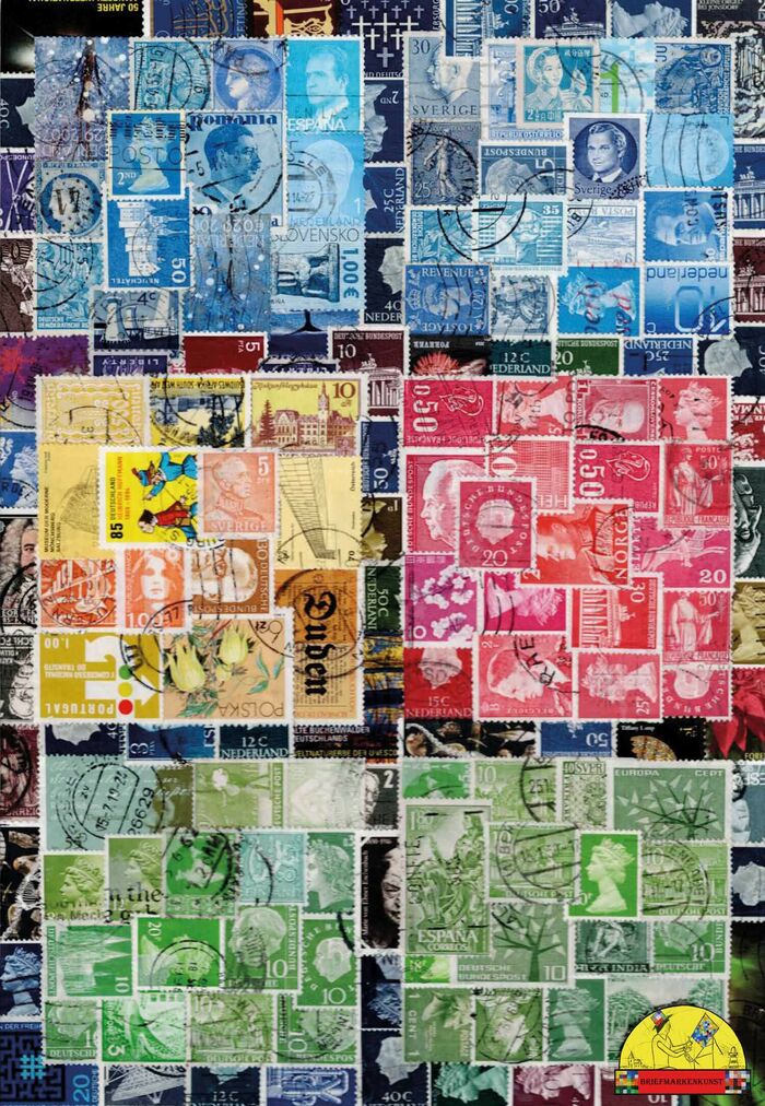 Stamp art Stefan Jürgens | Sun window south