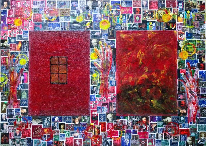 Briefmarkenkunst Stefan Jürgens | Inferno
