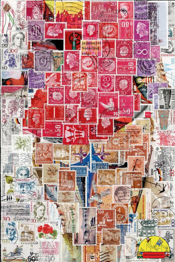 Stamp art Stefan Jürgens | Lady Summer
