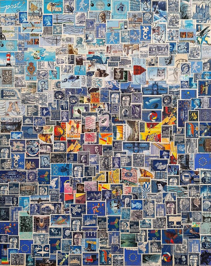Briefmarkenkunst Stefan Jürgens | Mosaikfische